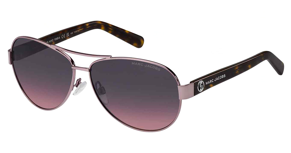Marc Jacobs MARC 699/S aviator sunglasses in Pinkhavn/Grey Fuchsia