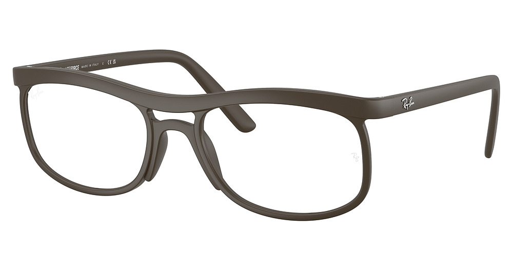 Ray-Ban RX7254 eyeglasses in Sand Brown