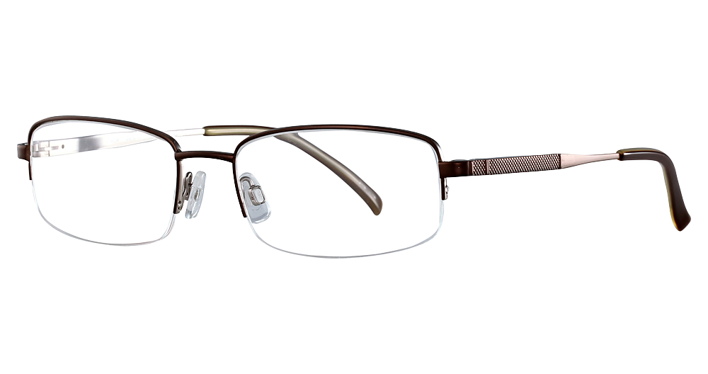 Satin Brown & Shiny Steel