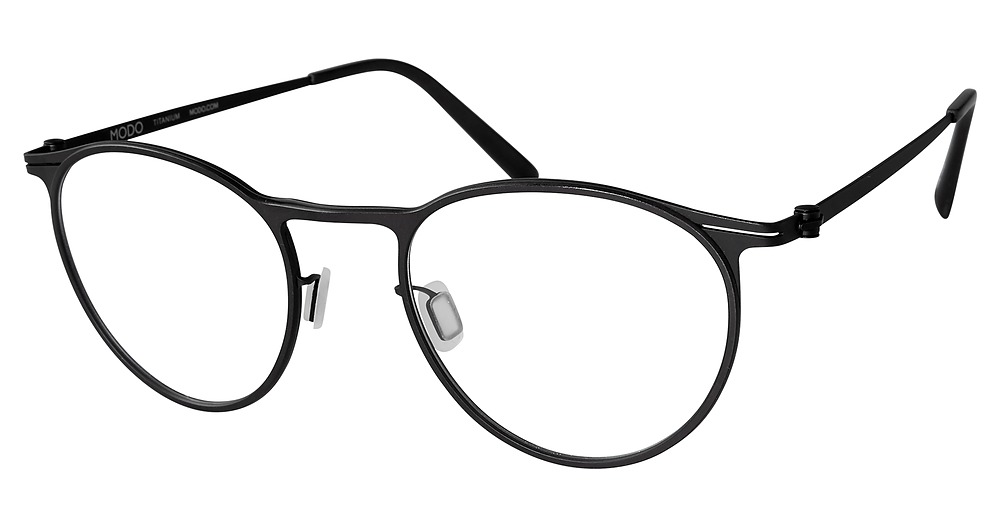 Modo 4416 round eyeglasses in Black