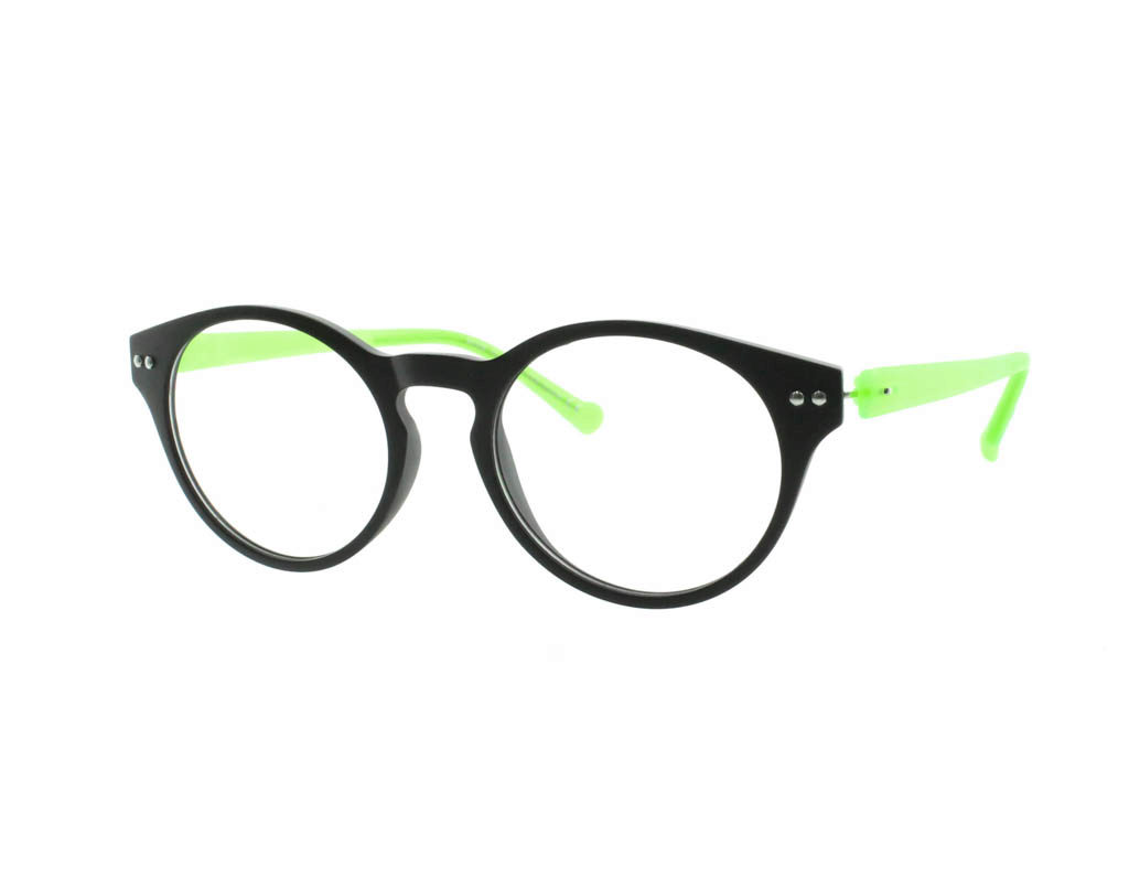iGreen IGPL010 round eyeglasses in Black