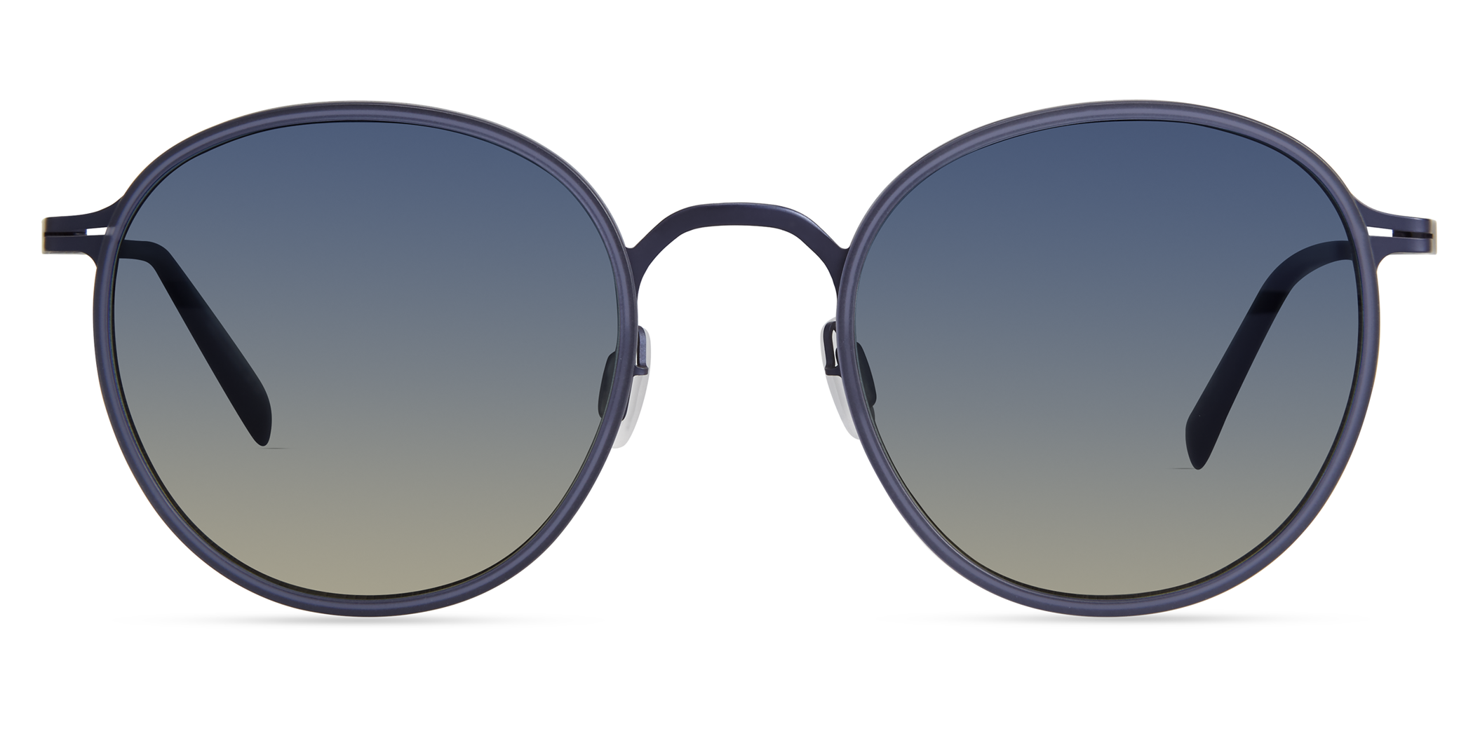 Modo 682 round sunglasses in Navy
