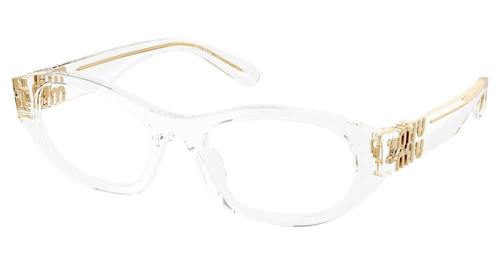 Miu Miu MU 03WV round eyeglasses in Trasparent
