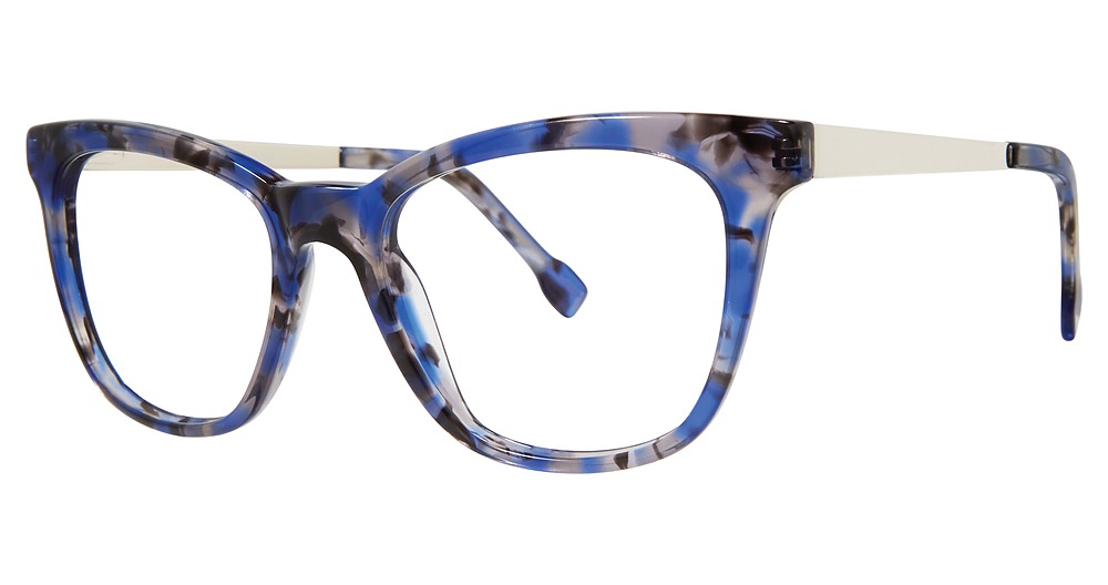 blue tortoise/silver