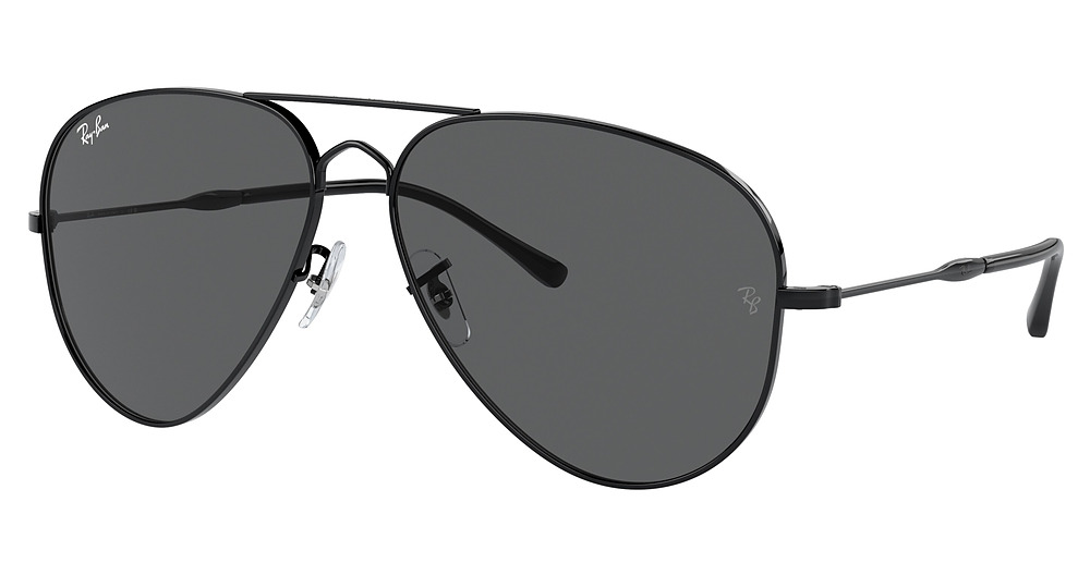 Ray-Ban RB3825 OLD AVIATOR sunglasses in Black/Dark Grey
