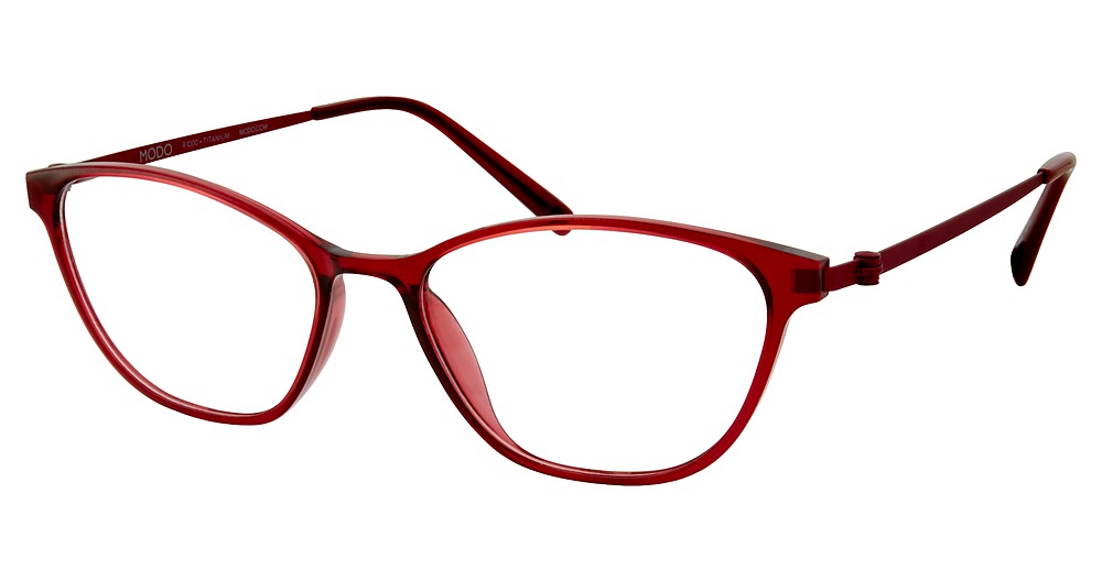 Modo 7014 round eyeglasses in Rasberry