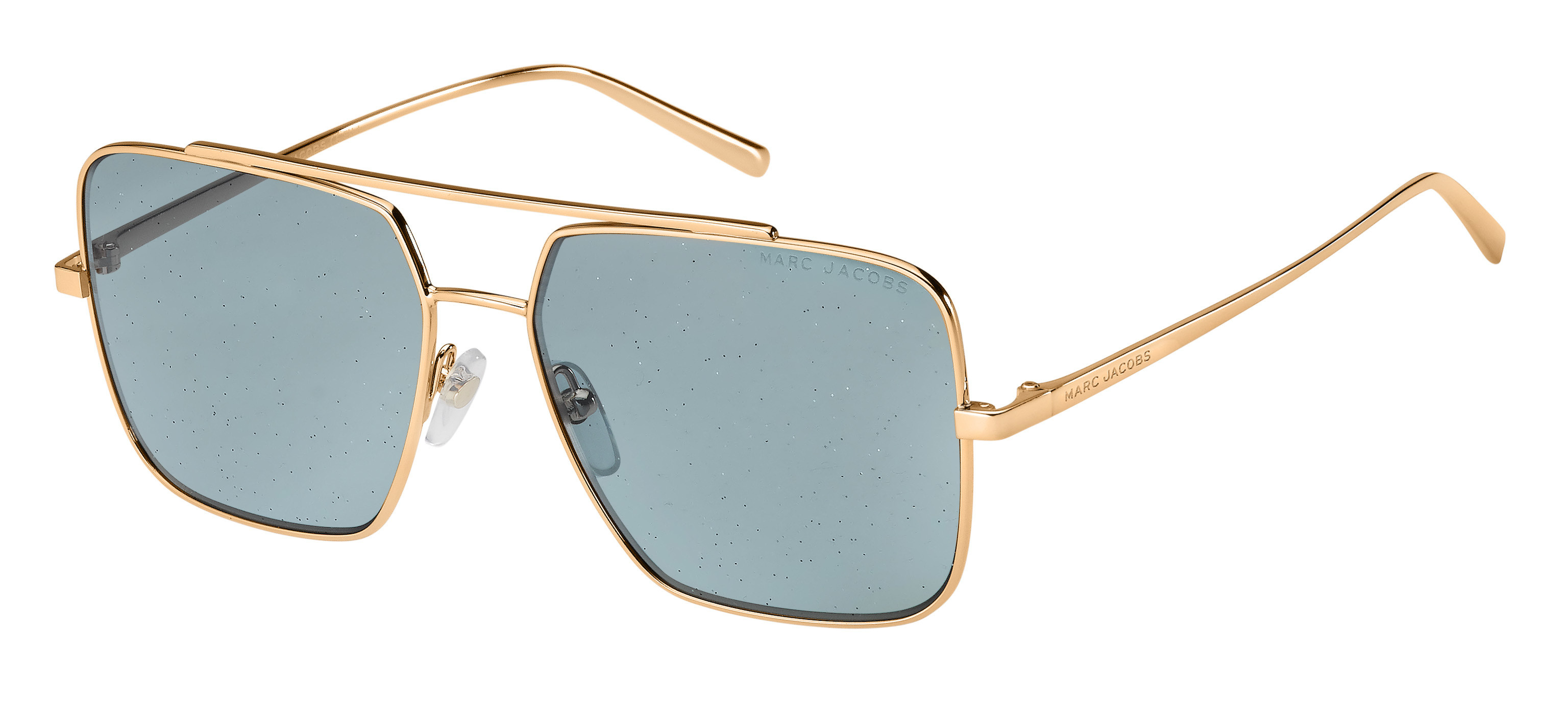 Marc Jacobs Marc 486/S square sunglasses in Gold Copper (Hm Brown Gradient)