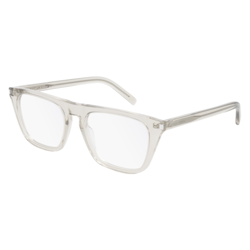 Saint Laurent SL 343 rectangle sunglasses in Beige