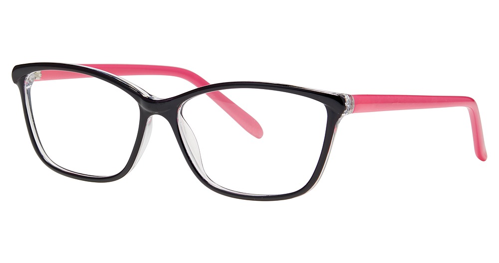 black/hot pink