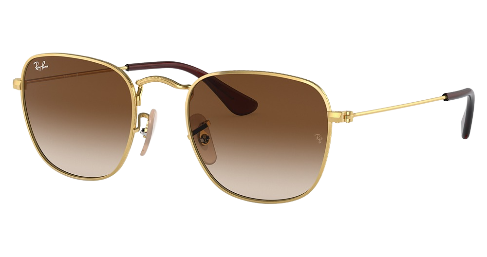 Ray-Ban RJ9557S JUNIOR FRANK round sunglasses in Arista/Brown Gradient