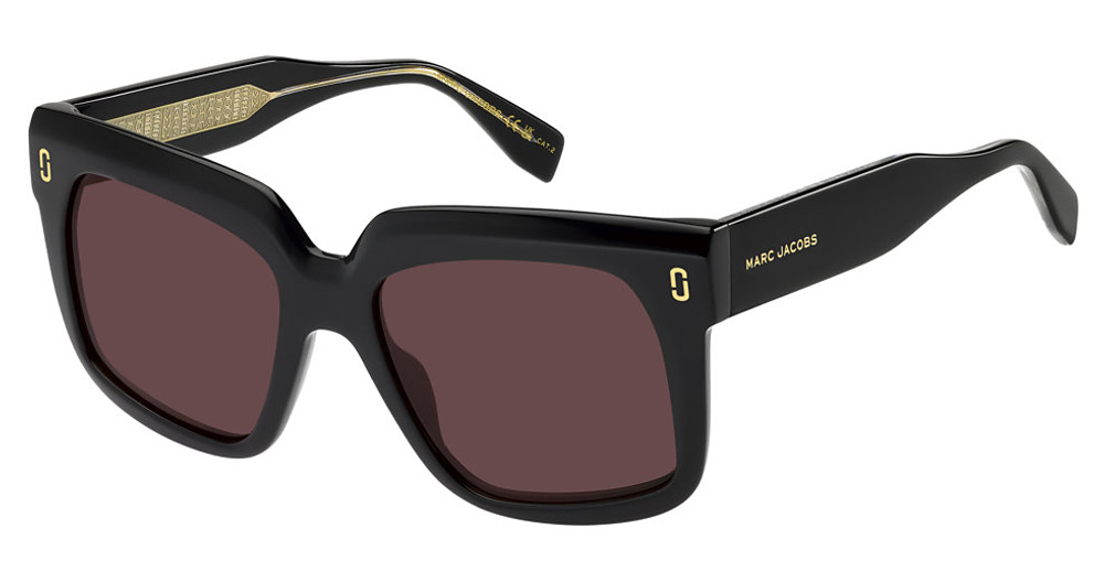 Marc Jacobs MJ 1135/S square sunglasses in Black Burgundy/Burgundy