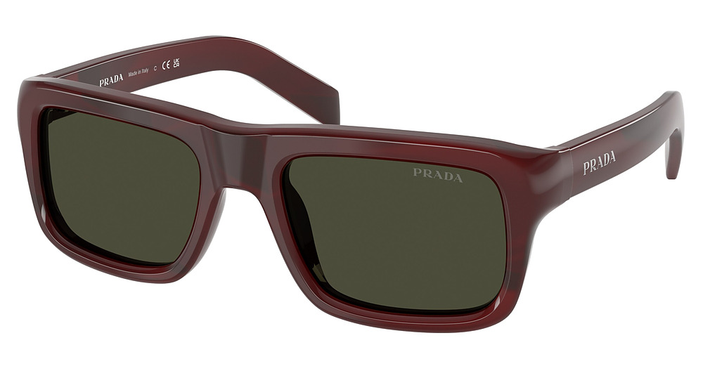 POMEGRANATE TORTOISE / DARK GREEN
