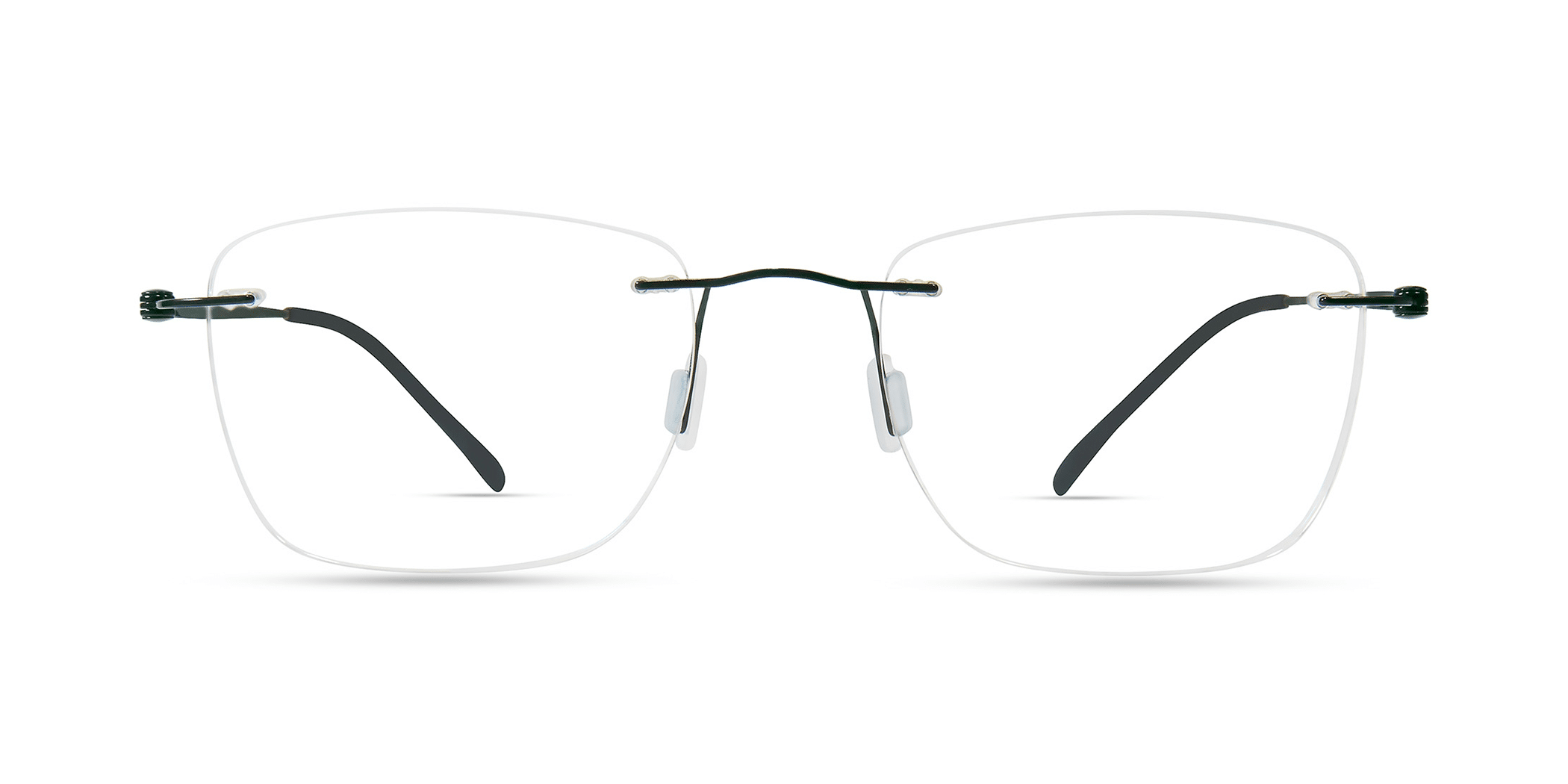 Modo 4606 irregular eyeglasses in Shiny Dark Green