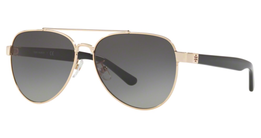 SHINY LIGHT GOLD METAL / LIGHT GREY GRADIENT