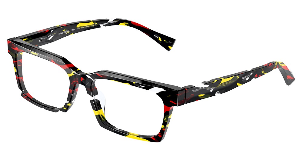 RED YELLOW STAINED GLASS