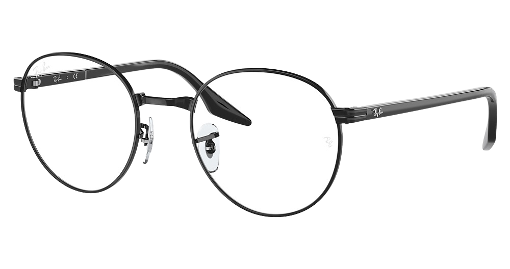 Ray-Ban RX3691V round eyeglasses in Black