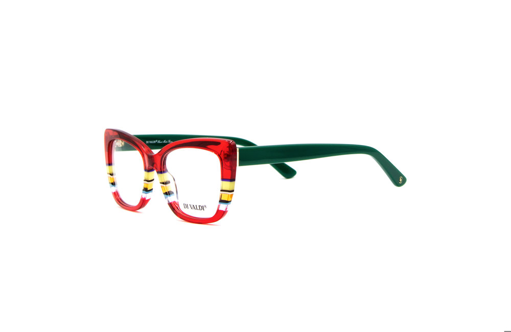 RED WITH LINES & GREEN TEMPLES