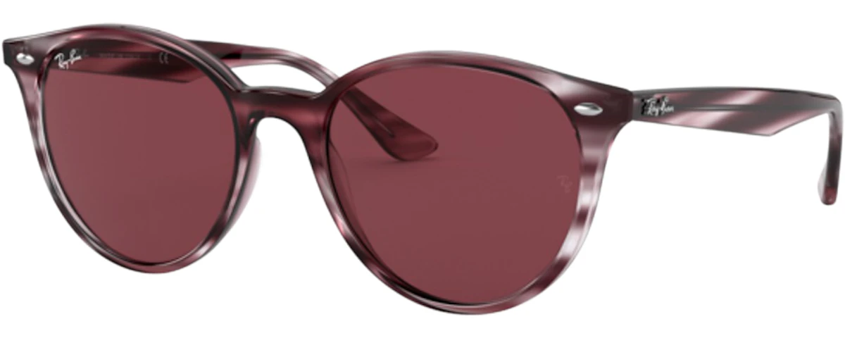 STRIPED BORDEAUX HAVANA / DARK VIOLET