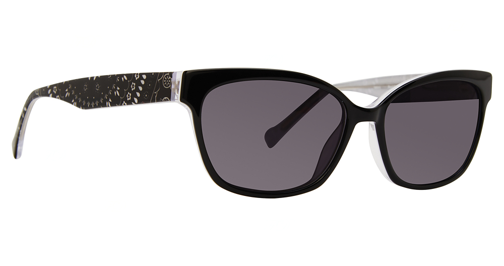 Black Bandana Medallion / Solid Smoke Polarized