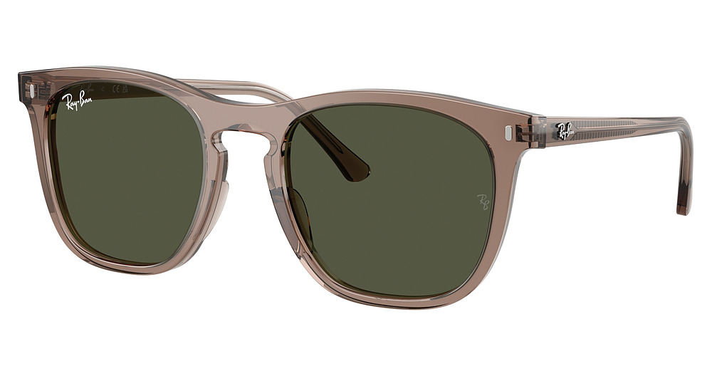 TRANSPARENT LIGHT BROWN / GREEN