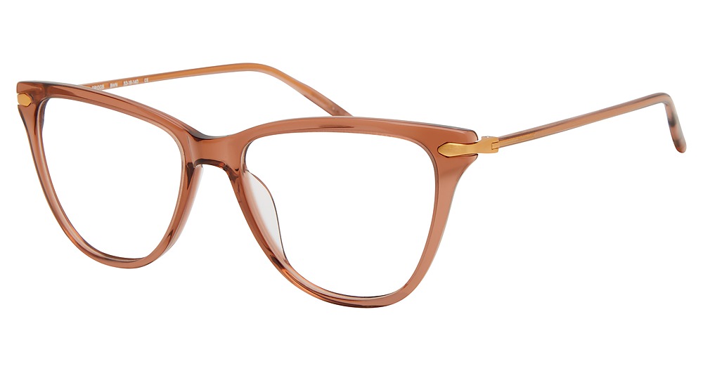 Modo DRIGGS round eyeglasses in Brown Crystal