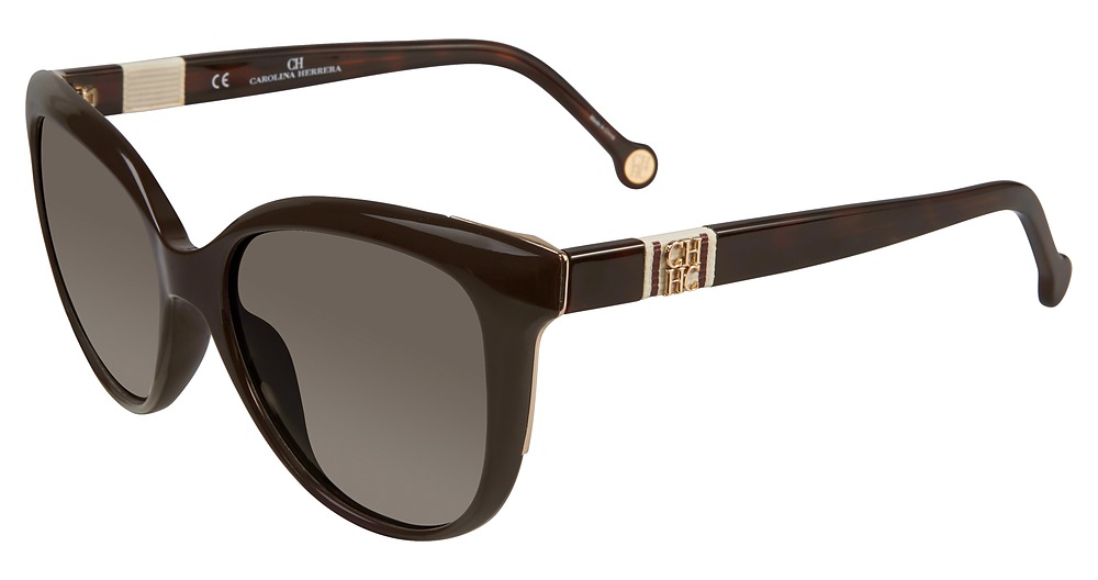 Carolina Herrera SHE697 cateye sunglasses in Shiny Brown06 Xk