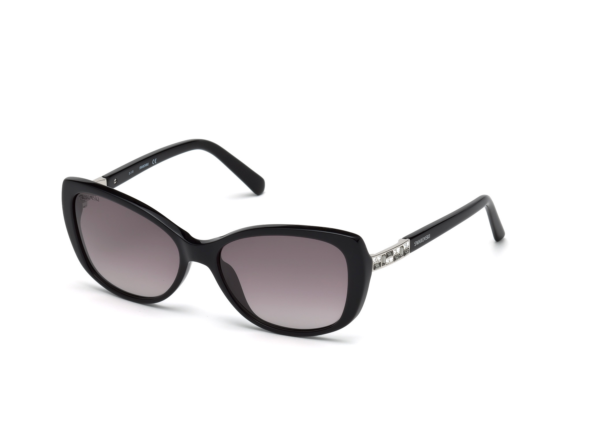 Shiny Black / Gradient Smoke Lenses