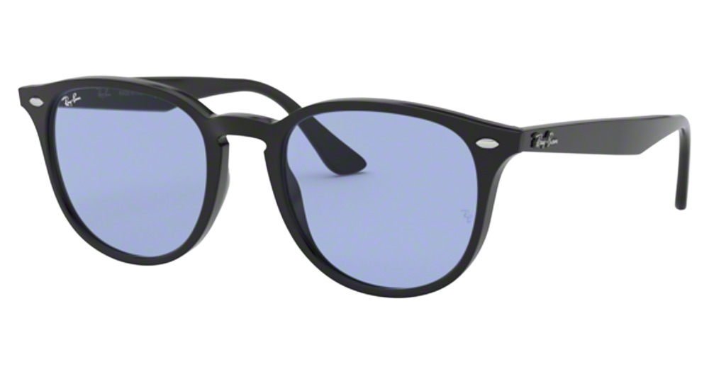 Ray-Ban RB4259F round sunglasses in Black/Blue