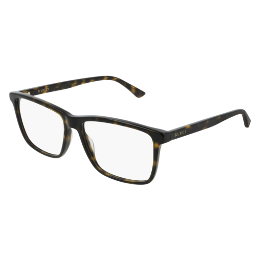 Gucci GG0407O rectangle sunglasses in Havana