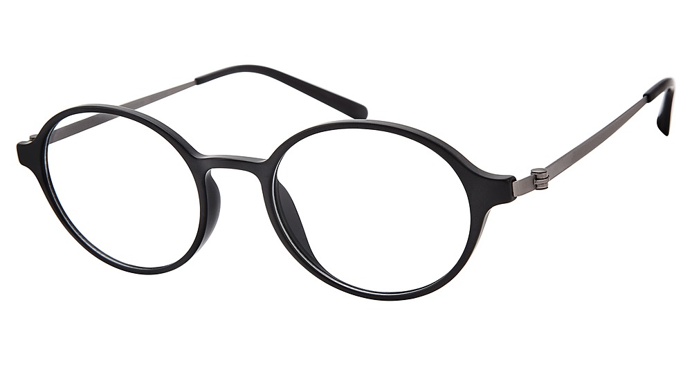 Modo 7018 round eyeglasses in Black
