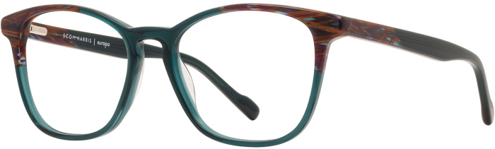 Teal / Redwood Demi