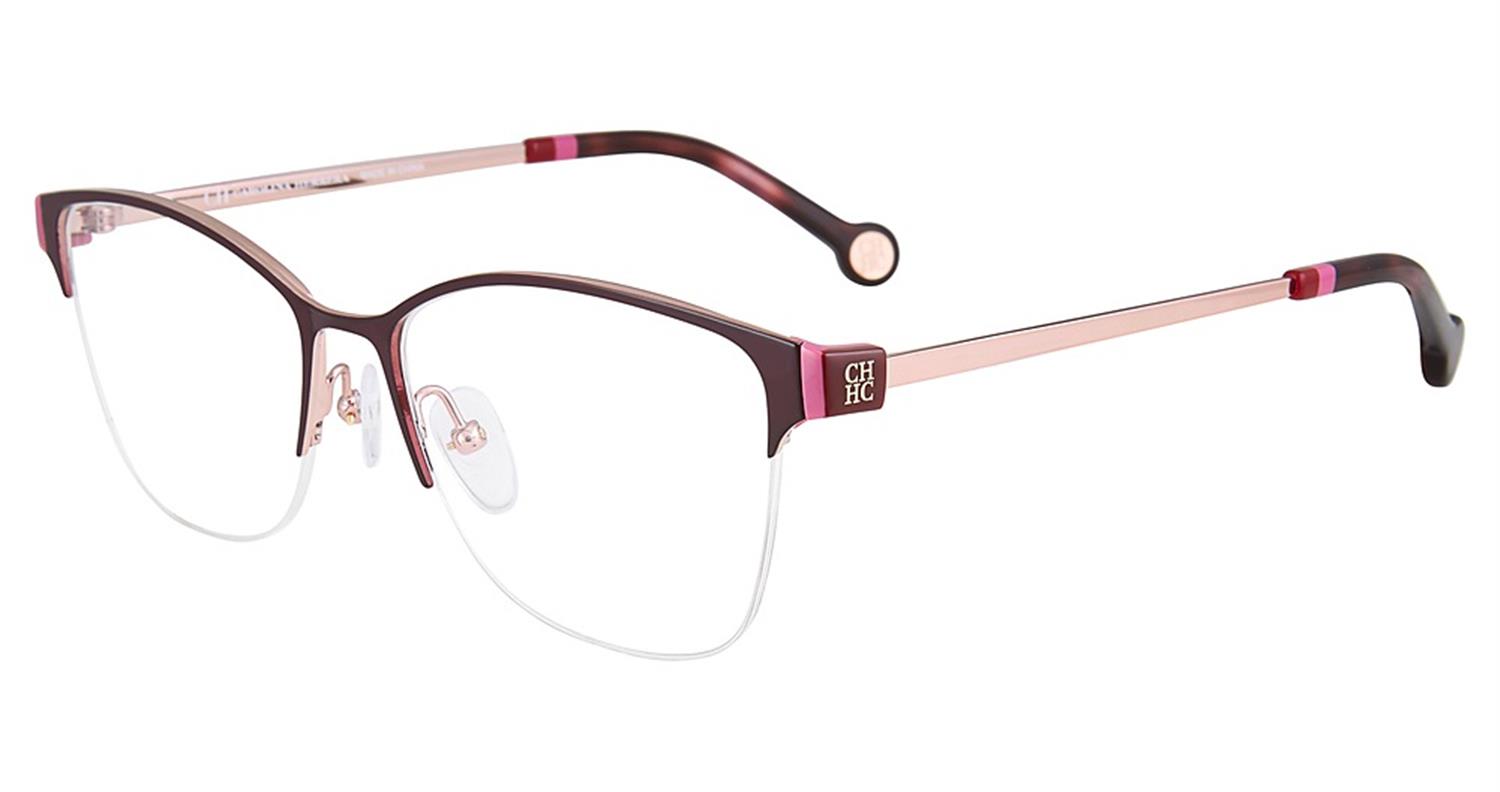 Carolina Herrera VHE137 eyeglasses in Brown 0