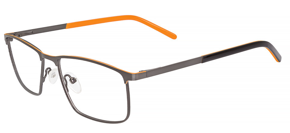 Gunmetal/Orange