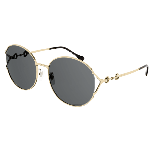 Gucci GG1017SK round sunglasses in Gold Gold Grey/Grey