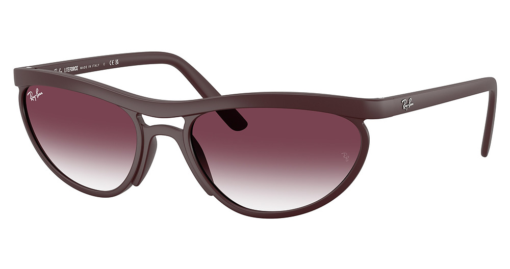 Ray-Ban RB4453 sunglasses in Sand Dark Violet/Clear Gradient Dark Violet