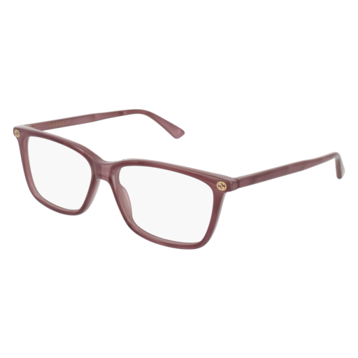 Gucci GG0094O rectangle sunglasses in Pink