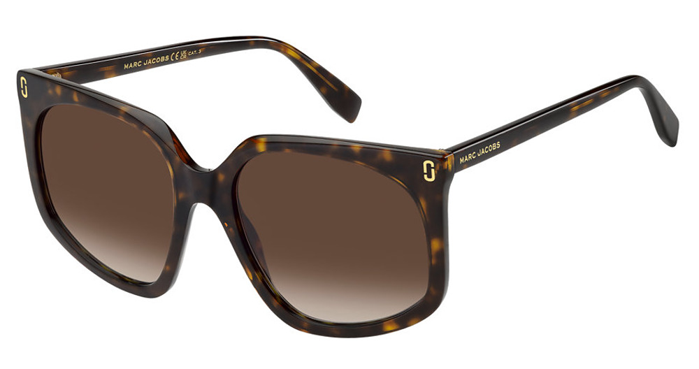 Marc Jacobs MJ 1136/S square sunglasses in Havana/Brown Shaded