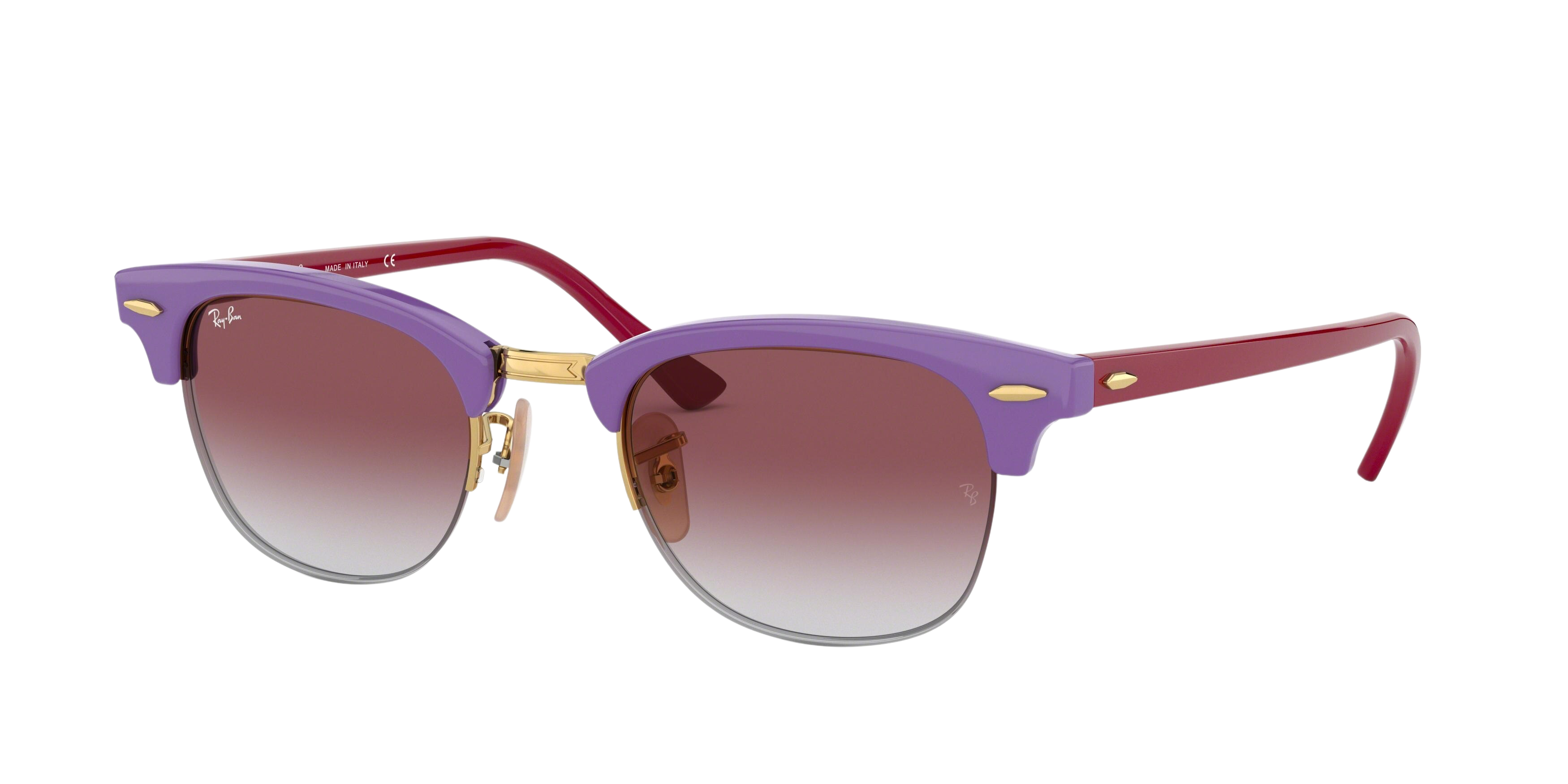 Ray-Ban RB4354 square sunglasses in Light Violet