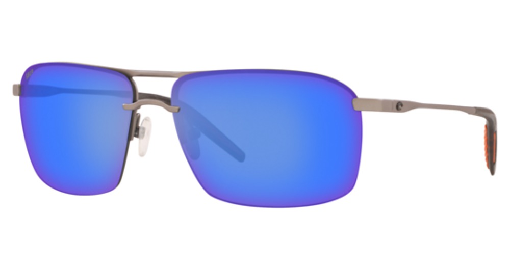 228 MATTE SILVER / BLUE MIRROR 580P
