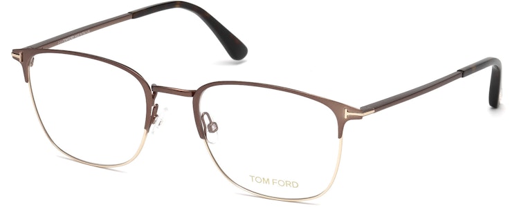 Matte Dark Brown, Shiny Rose Gold