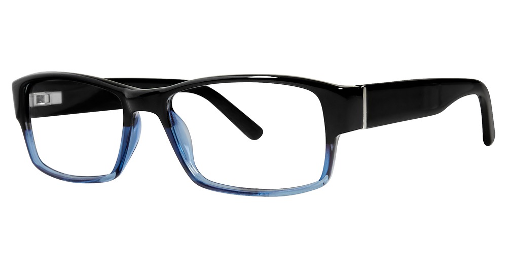 black/blue fade