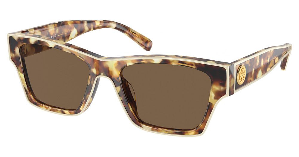 TORTOISE/IVORY / DARK BROWN