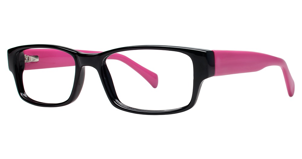 black/pink