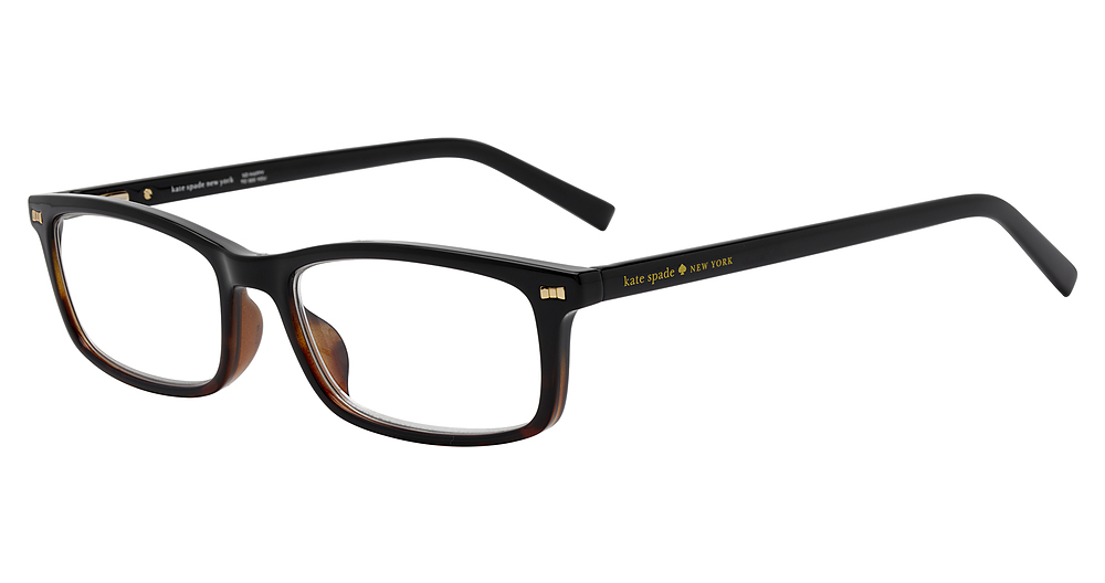 Kate Spade JODIE2 rectangle eyeglasses in Blkhavan