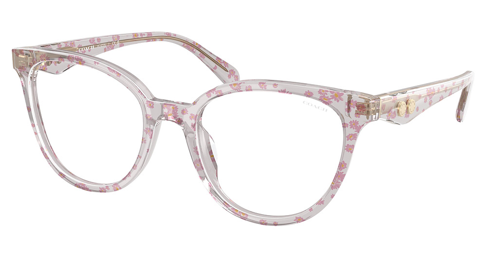 TRANSPARENT PINK FLORAL