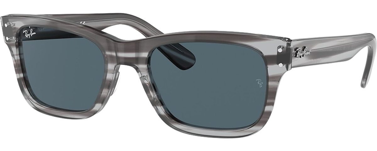 STRIPED GRAY / BLUE