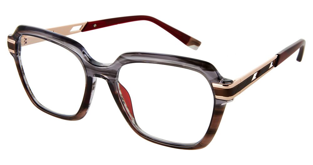GREY-BROWN FADE- ROSE GOLD