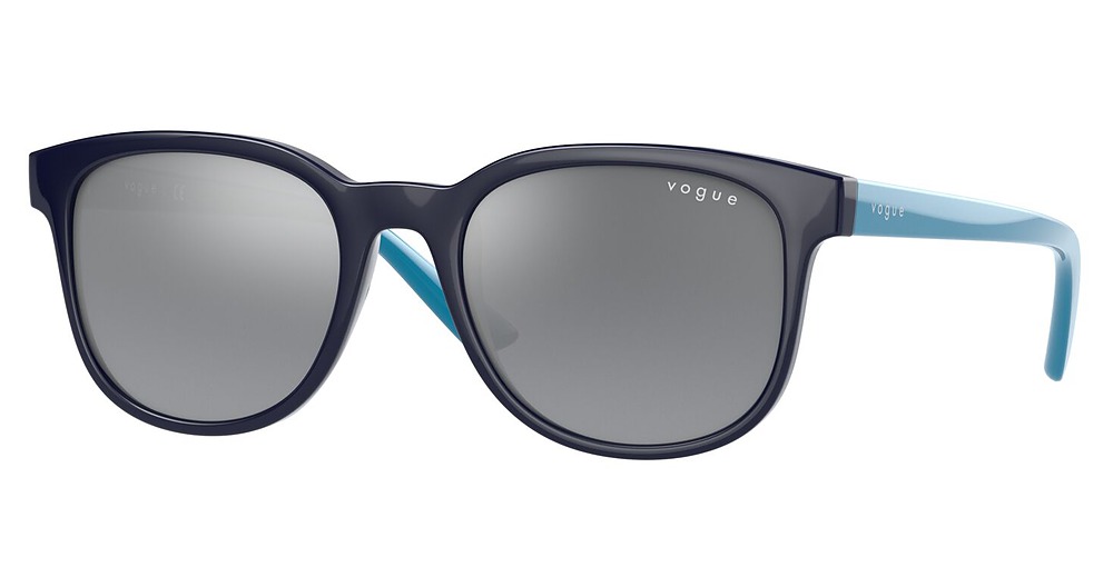 DARK BLUE / GREY MIRROR SILVER GRADIENT