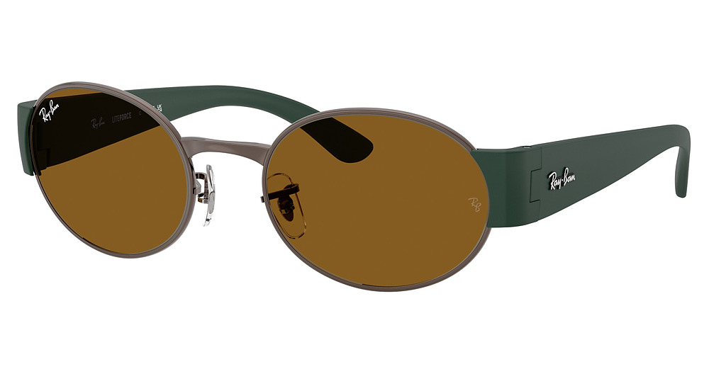 Ray-Ban RB3770 round sunglasses in Copper/Brown