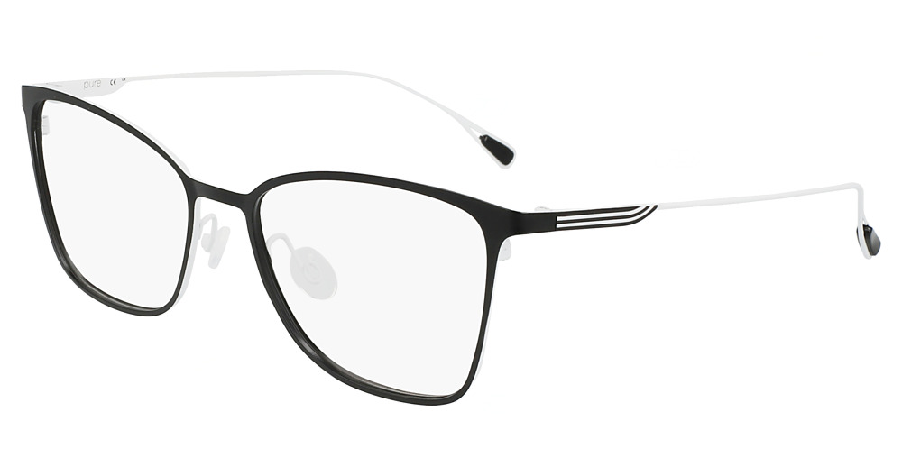 SATIN BLACK/ WHITE